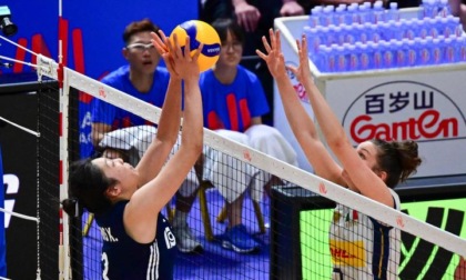 Sport: partita tra Cina-Italia di Pool 5 alla VNL femminile (1)