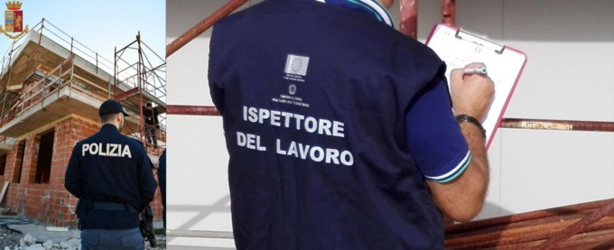 Lavoro nero e mancata sicurezza, controlli nei cantieri
