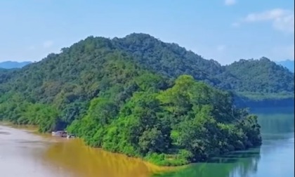 Cina: incontro di due fiumi nel Guangdong crea panorama incredibile