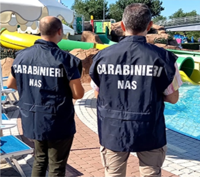 Controlli dei NAS, chiusa piscina e sequestrati 700 kg di alimenti