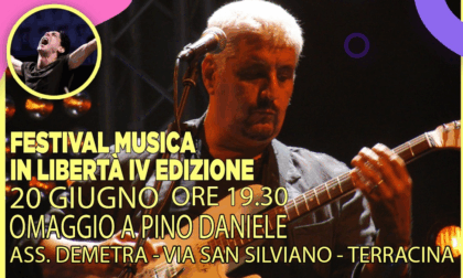 Demetra, Tributo a Pino Daniele al Festival Musica in Liberta'