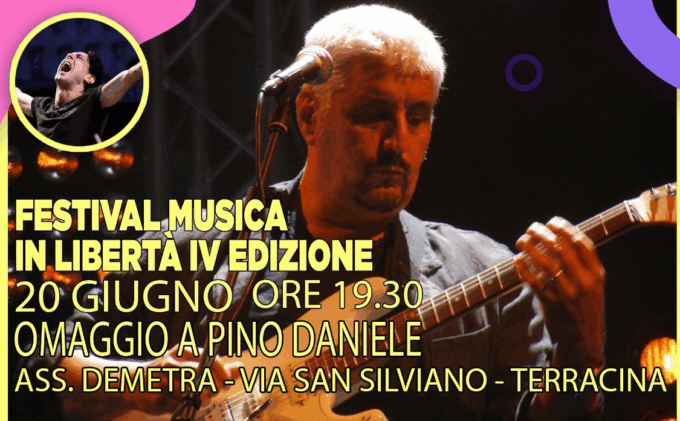 Demetra, Tributo a Pino Daniele al Festival Musica in Liberta’
