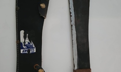 Tunisino trovato in possesso di un machete