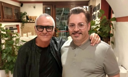 Giorgio Panariello al ristorante "Il Vicoletto"