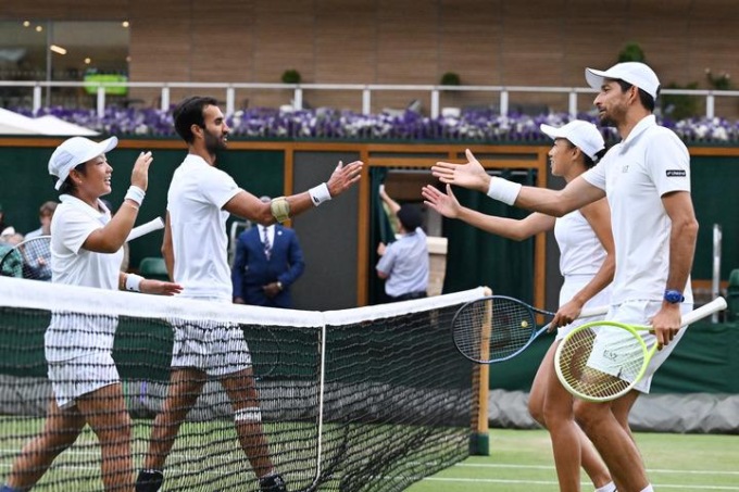 Regno Unito: secondo turno del doppio misto del torneo di Wimbledon (3)