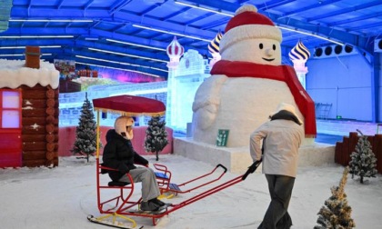 Cina: Jiangsu, un mondo di neve e ghiaccio a Huaian (1)