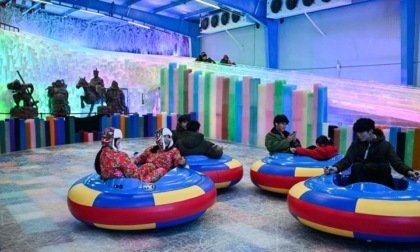 Cina: Jiangsu, un mondo di neve e ghiaccio a Huaian (2)