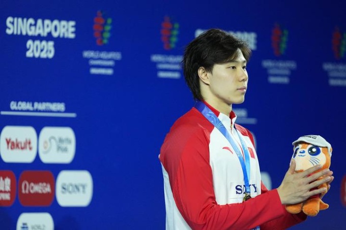 Singapore: Mondiali di nuoto, oro cinese nei 100 m rana maschile (1)