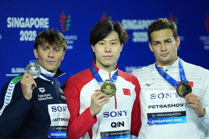 Singapore: Mondiali di nuoto, oro cinese nei 100 m rana maschile (2)