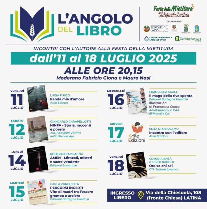 L’angolo del libro alla Festa della Mietitura