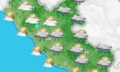 Stop al grande caldo, pioggia e calo delle temperature a Latina e Frosinone