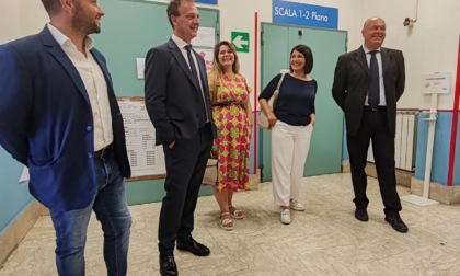 Il direttore generale Cavaliere verifica i lavori e incontra il personale sanitario