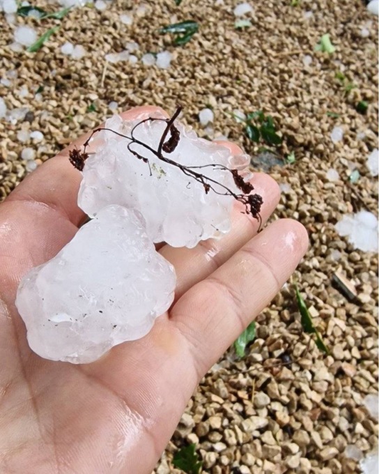 Maltempo, violenta grandinata in ciociaria