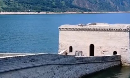 Cina: sezione sommersa di Grande Muraglia riemerge nello Hebei
