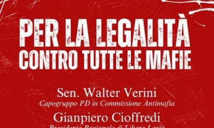 "Contro tutte le mafie, per il futuro del territorio", il convegno