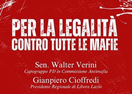 “Contro tutte le mafie, per il futuro del territorio”, il convegno