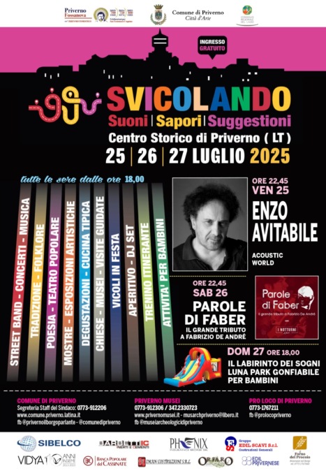 Torna “Svicolando” dal 25 al 27 luglio