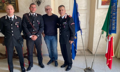 Cambio al vertice della Stazione Carabinieri, il Sindaco Lucidi saluta il Luogotenente Borrelli