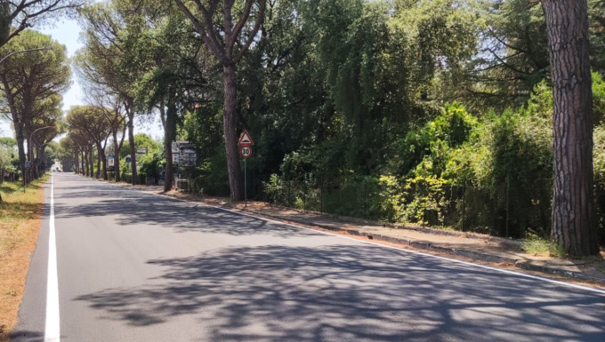 Completato il rifacimento di via Appia Nord a Collina dei Pini