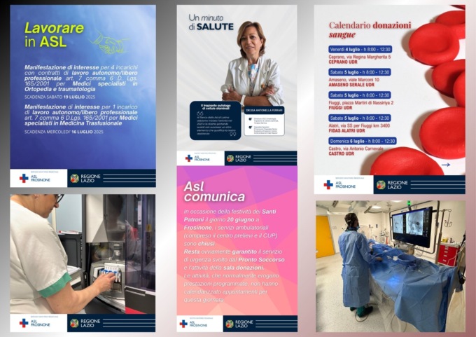 La Asl cambia la comunicazione, più social e digital