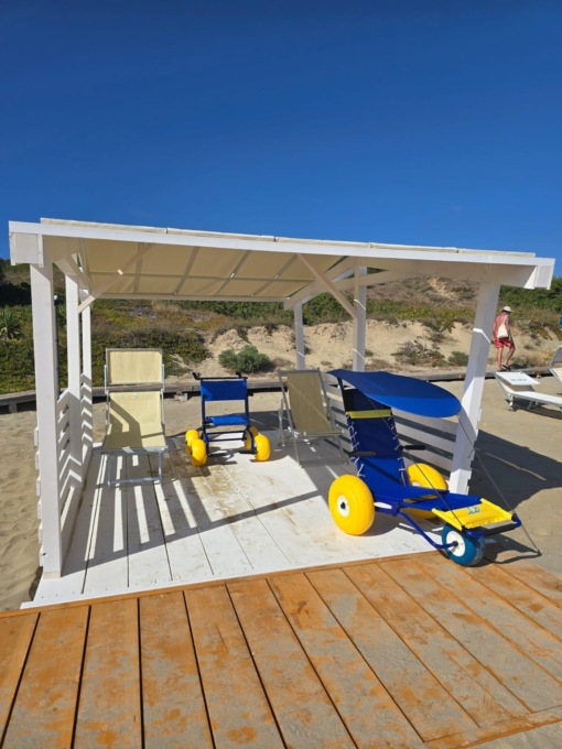 Accessi al mare, cinque postazioni per i diversamente abili