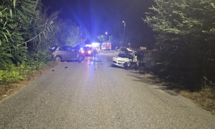 Scontro tra due auto sulla Casilina sud