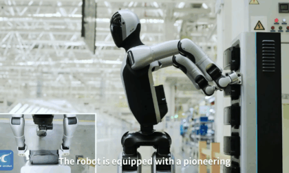 Cina: robot attivo 24h su 24 sostituisce in autonomia le batterie
