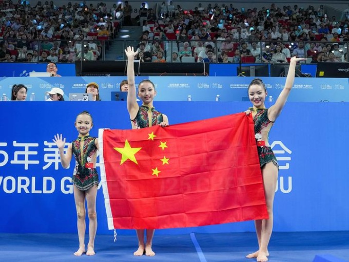 Sport: Cina conquista oro a squadre femminile di ginnastica acrobatica ai Giochi mondiali