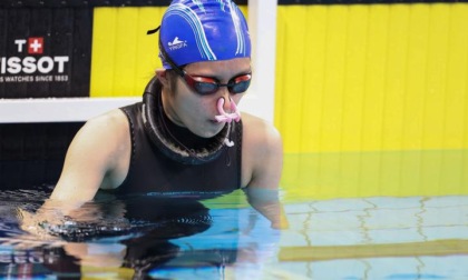 Cina: Giochi mondiali, apnea dinamica con pinne femminile FFS1-FFS2 (1)