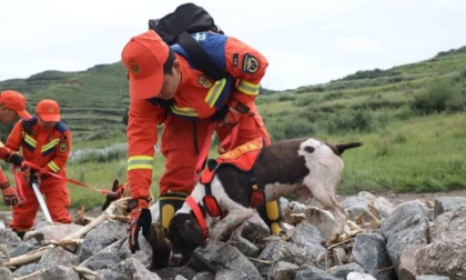 Cina: Gansu, in corso ricerche, salvataggi dopo disastro (1)