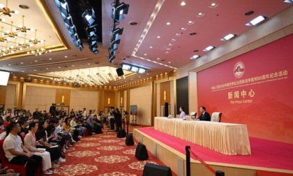 Cina: centro stampa per commemorazione per V-Day tiene conferenza stampa