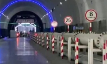 Tunnel ferroviario ad alta velocità sottomarino in costruzione nello Zhejiang