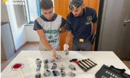 Cocaina nascosta in mare, valore mezzo milione di euro