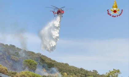 Ancora un incendio in zona Boschetto
