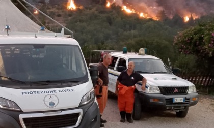 Incendio, in corso la bonifica