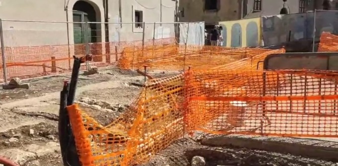 Importanti ritrovamenti in Piazza Rosa