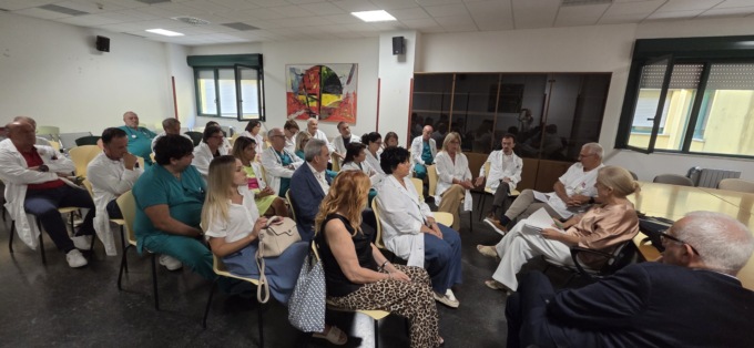 Ospedale “Santa Scolastica”, la prima visita ufficiale dei direttori