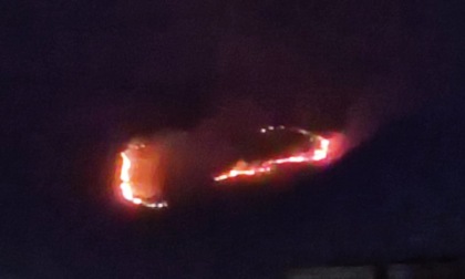 Devastante incendio tra Sezze, Bassiano e Sermoneta