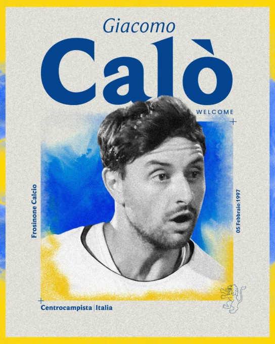 Frosinone, ufficiale Calò. Intervento riuscito per Lorenzo Gori