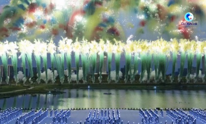Cina: Giochi mondiali Chengdu, cerimonia apertura mostra vitalità, unità, creatività