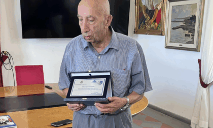 Riconoscimento a Giorgio Zangrillo, ex dirigente del Formia calcio