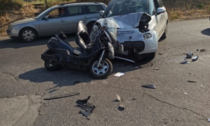 Scontro tra scooter e auto. Un 40enne di Terracina elitrasportato al San Camillo