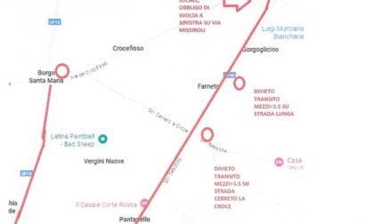 Incendio, ponte chiuso e viabilità alternativa attiva