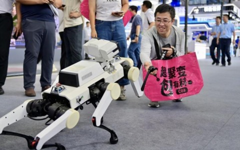 Cina: robot alla Global Industrial Internet Conference di Shenyang