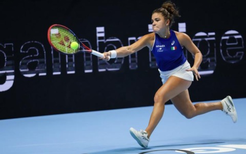 Cina-Italia: atlete gareggiano a Billie Jean King Cup Finals (1)