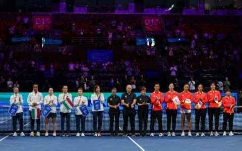 Cina-Italia: atlete gareggiano a Billie Jean King Cup Finals (3)