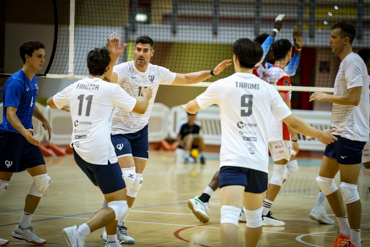 Cisterna vittoriosa nel terzo test pre campionato. Battuta 3 a 1 Catania