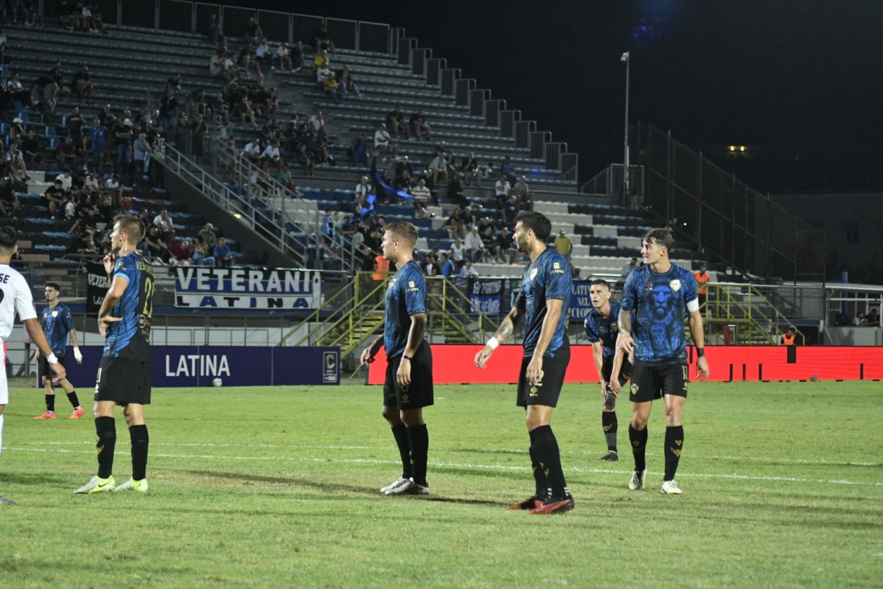Latina ancora sconfitto (1-2), adesso si mette male