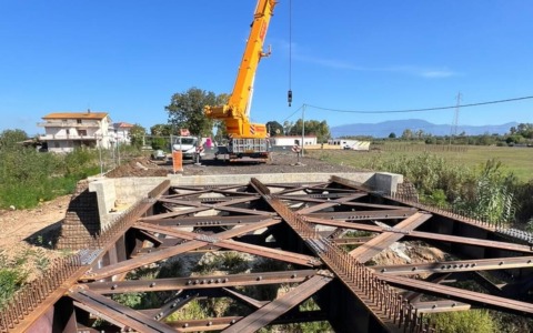 Varato il nuovo ponte sulla Ninfina II tra Latina e Cisterna: fine lavori prevista per ottobre