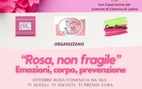 Tumore al seno, “Rosa, non fragile: emozioni, corpo, prevenzione”